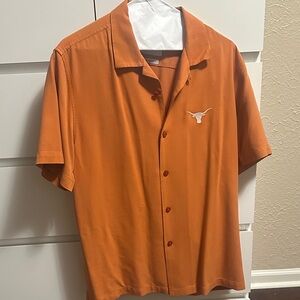 Tommy Bahama Texas Longhorns silk button down (M/M)